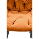 Стул HALMAR K519 корица/черный, поворотный